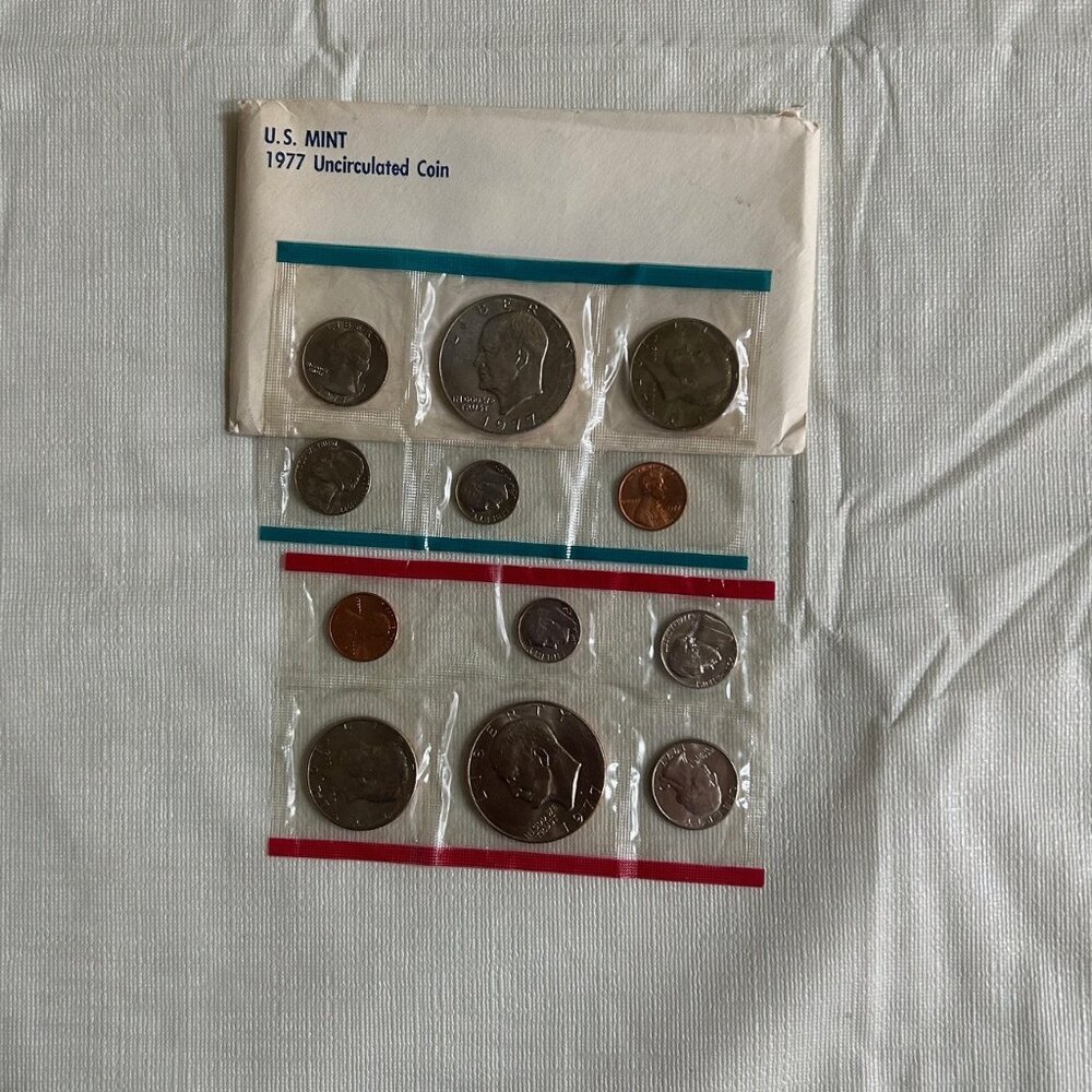 1977 U.S. Mint Uncirculated Coin Set